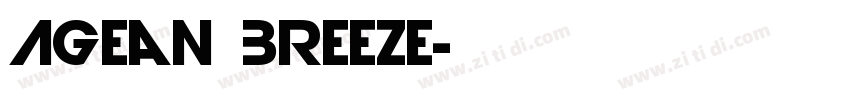 Agean Breeze字体转换